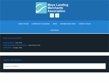 Tablet Screenshot of mayslandingmerchants.com